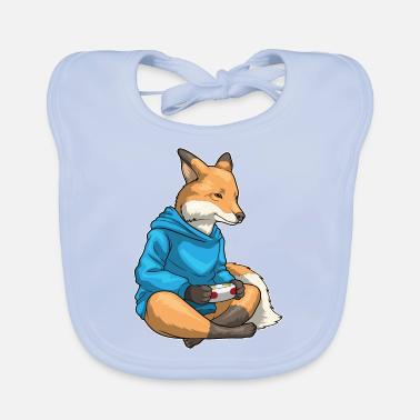 Fox Gamer Controller Bavaglino ecologico per neonato