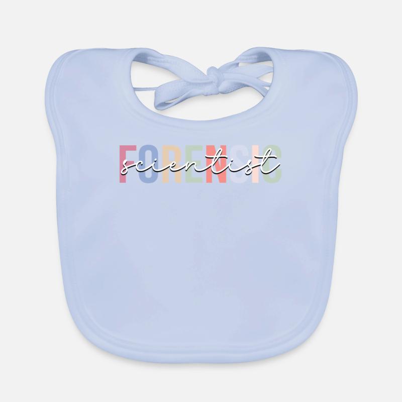 Forensischer Wissenschaftler Forensischer Beweiste Baby Bio-Lätzchen