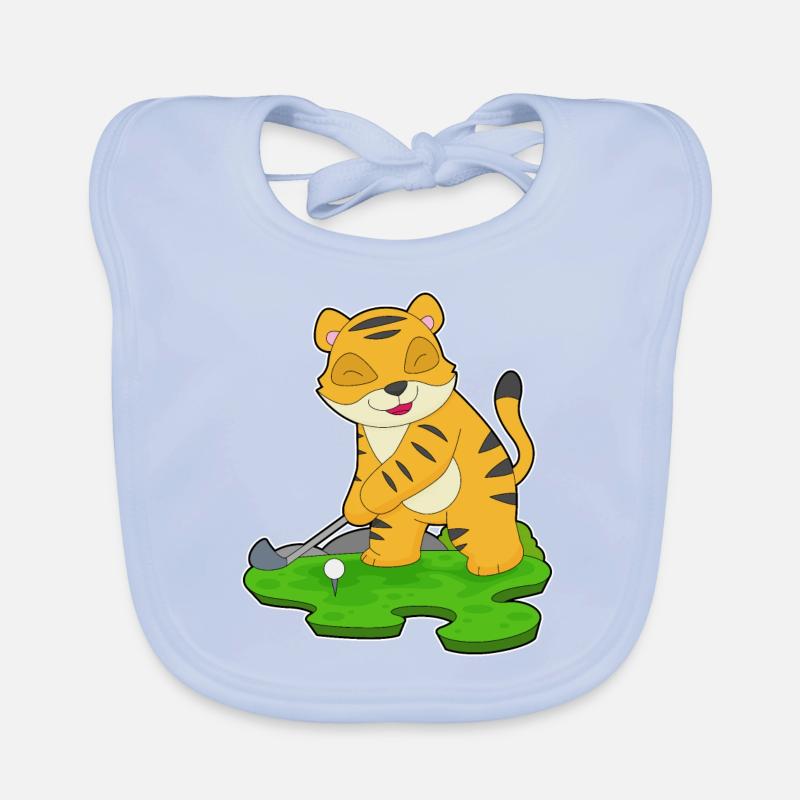 Tiger Golf Golfschläger Baby Bio-Lätzchen