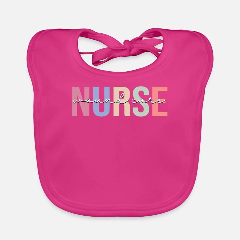 Wundpflege Krankenschwester Baby Bio-Lätzchen
