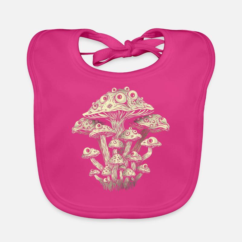 Weirdcore Ästhetik Pilz Augäpfel Strangecore Grung Baby Bio-Lätzchen