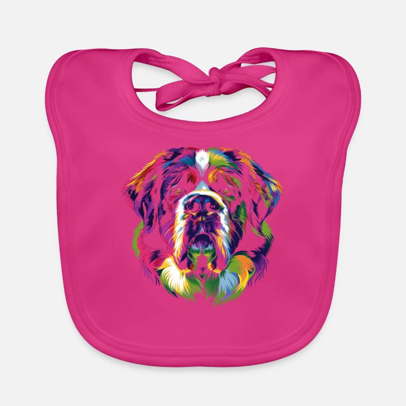 Chien de Saint-Bernard Popart Bavoir bio Bébé