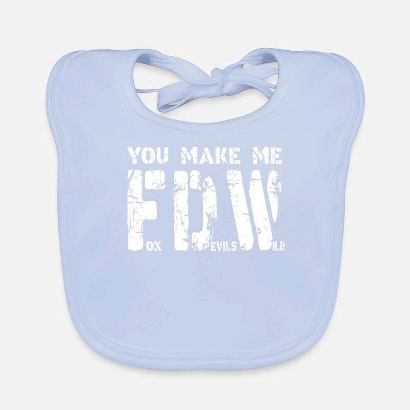 Fox Devils Wild FDW Fox Devil Wild Denglish Bavoir bio Bébé