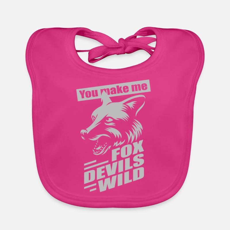 Fox Devils Wild FDW Fox Devil Wild Denglish Bavoir bio Bébé