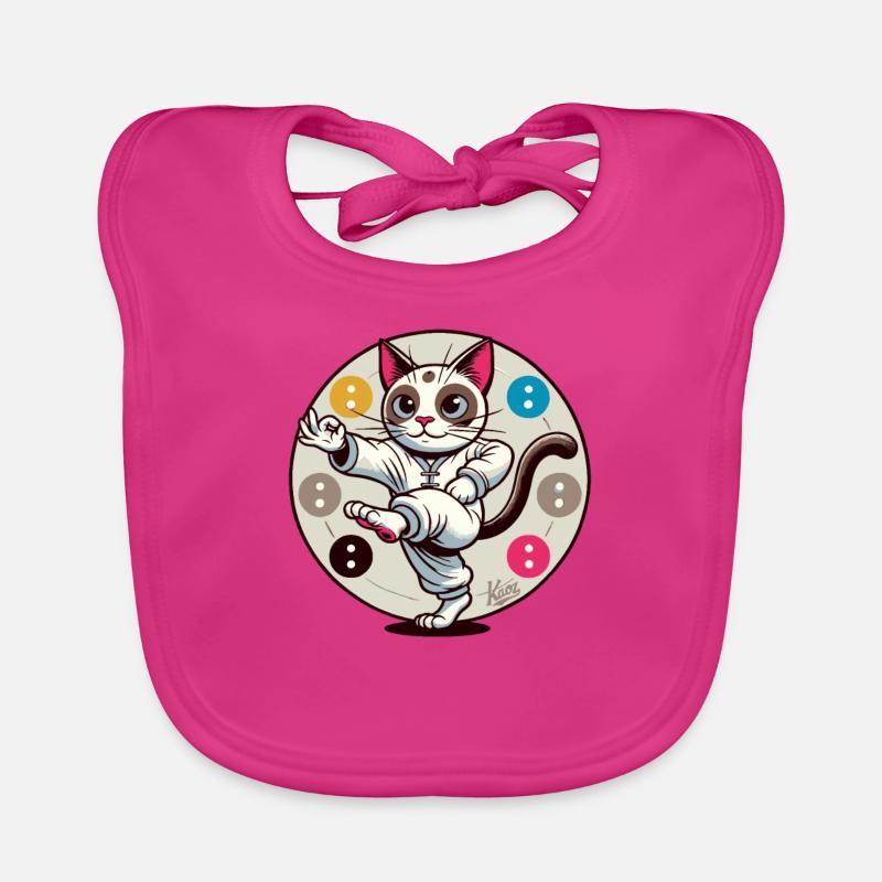 Chat de méditation Thai Chi Bavoir bio Bébé