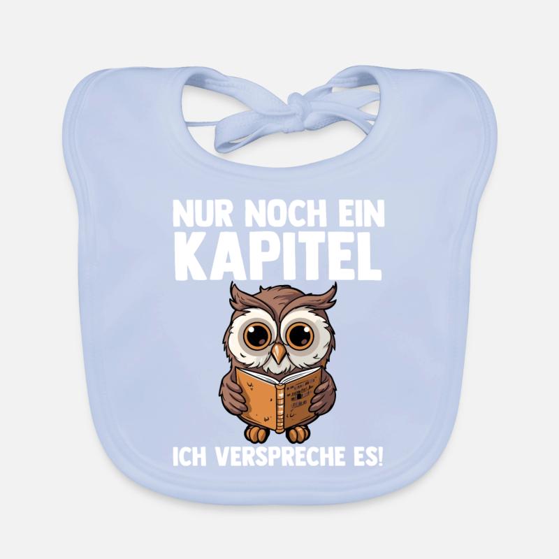 Lesen Eule Buch Geschenk Baby Bio-Lätzchen