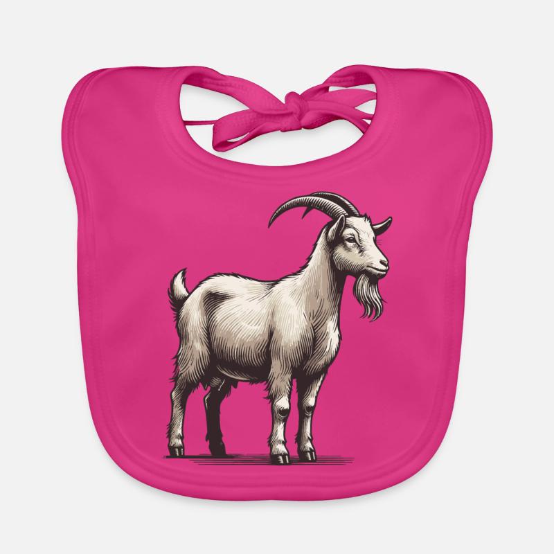 Ziege Baby Bio-Lätzchen