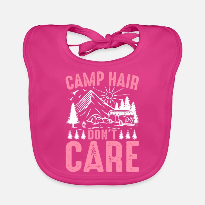Rv Camping Camper Camping Mädchen Camp Haar Don't Baby Bio-Lätzchen