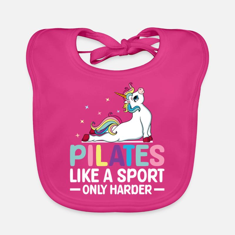 Le Pilates comme un sport, mais un instructeur de Pilates plus difficile Bavoir bio Bébé