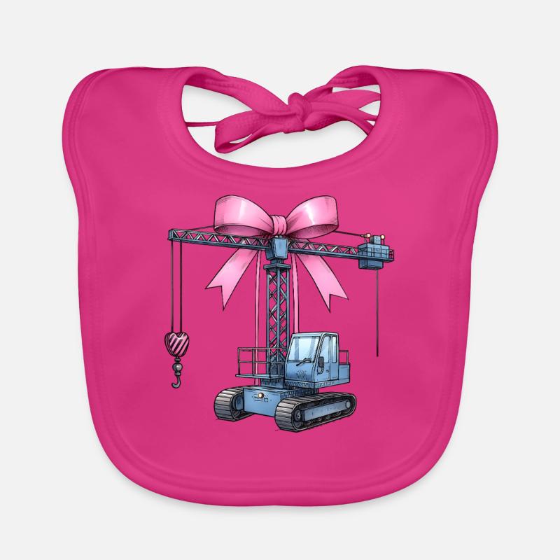 Coquette Bogenkranführer Kranführer Baby Bio-Lätzchen