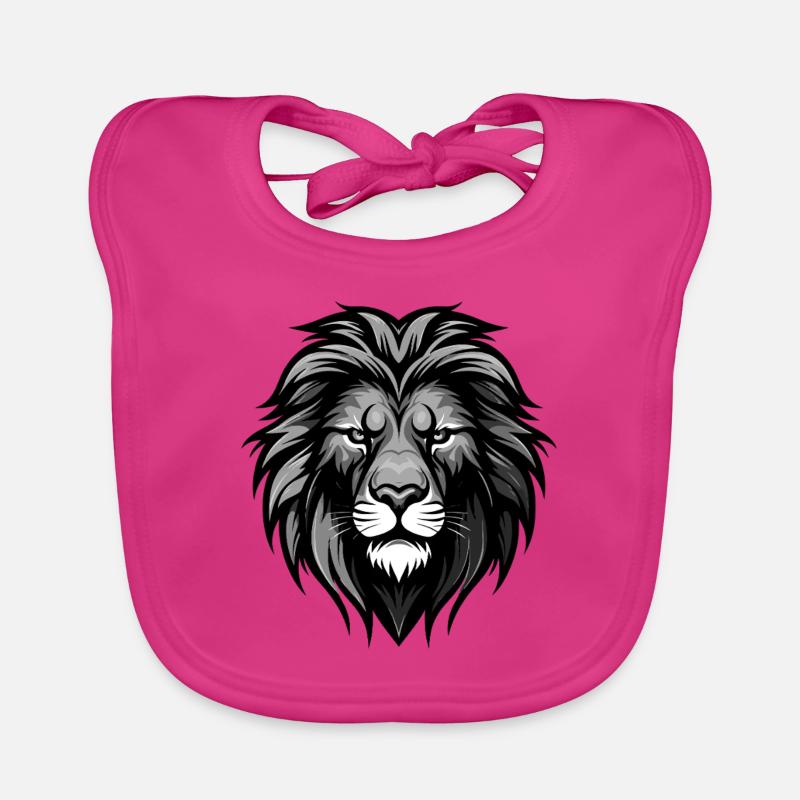 Lion Head Organic Baby Bibs