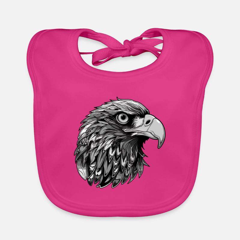 Eagle Head Organic Baby Bibs