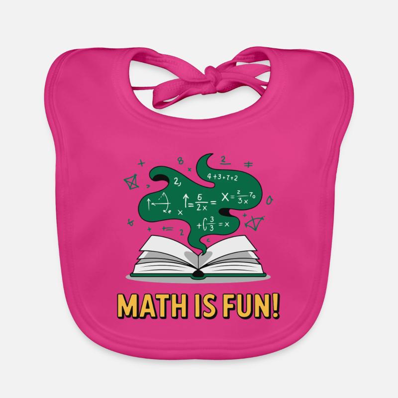 MATHEMATICS Organic Baby Bibs