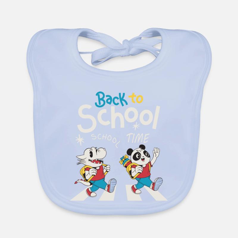 École débutants Bavoir bio Bébé