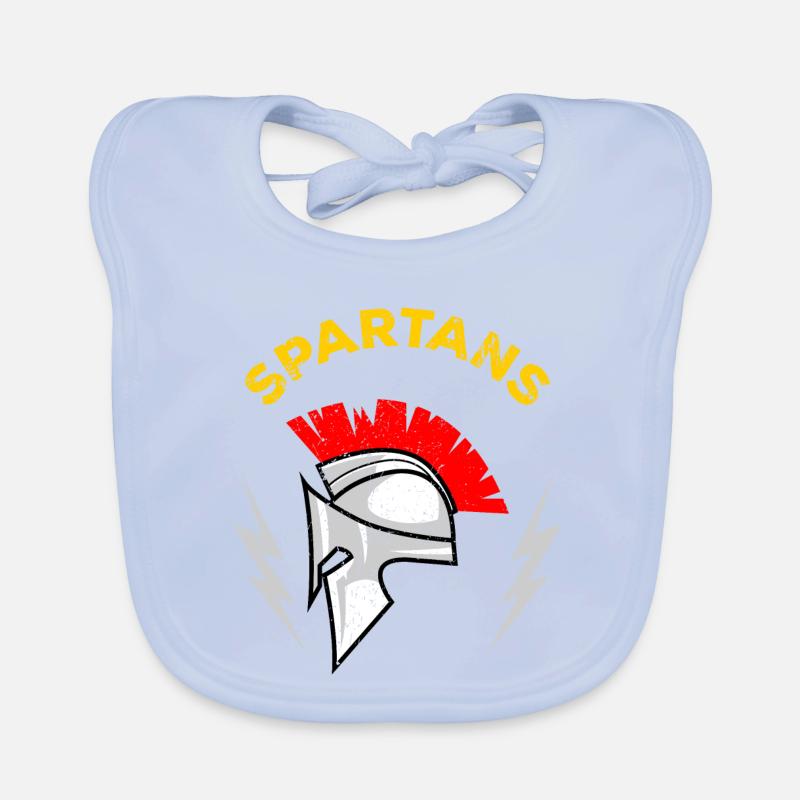 Spartan Mohawk Helm Baby Bio-Lätzchen