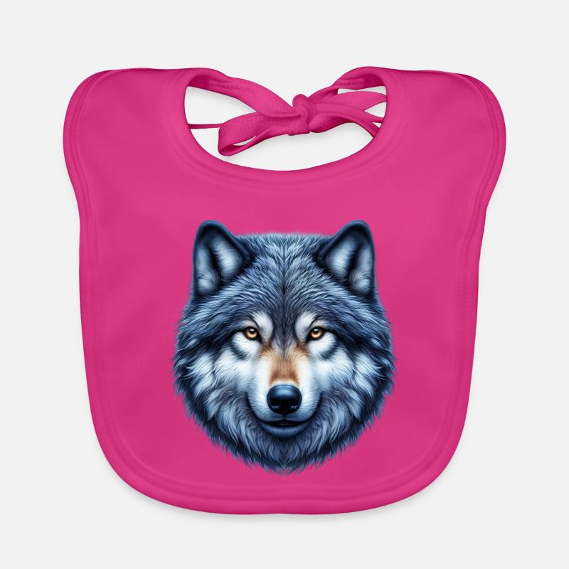 Wolf Organic Baby Bibs