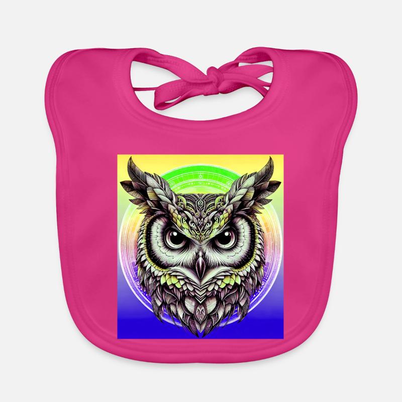 Eule Baby Bio-Lätzchen