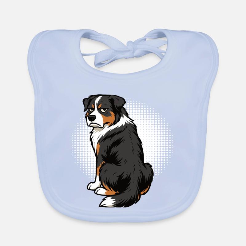 Australian Shepherd Aussie Aussiebesitzer Aussies Baby Bio-Lätzchen