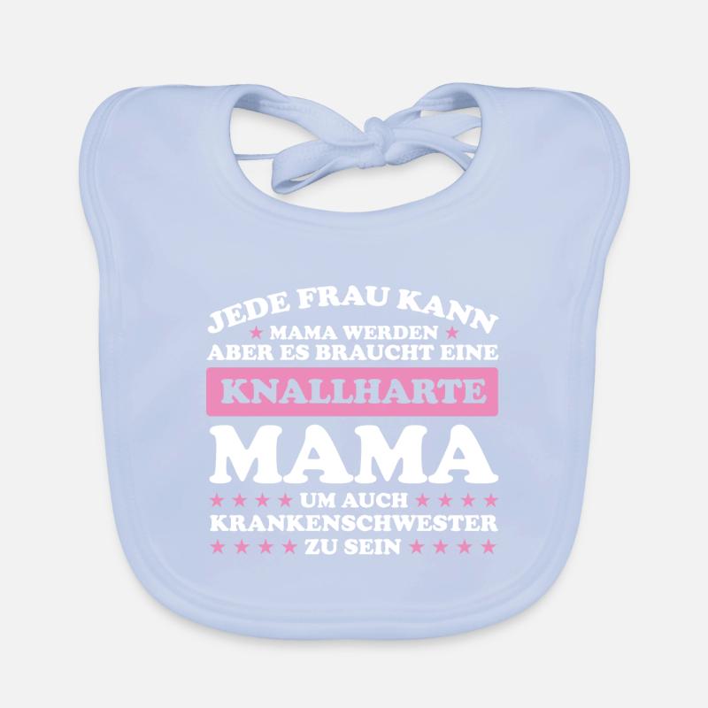 Krankenschwester Mama Mutter Geschenk Baby Bio-Lätzchen