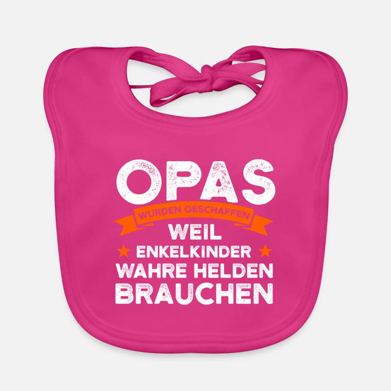 Opa Großvater Großväter Geschenk Baby Bio-Lätzchen