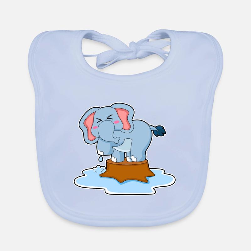 Eau d’éléphant Bavoir bio Bébé