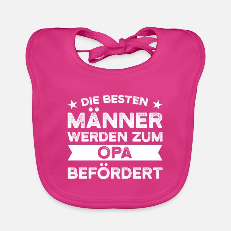 Opa Großvater Großväter Geschenk Baby Bio-Lätzchen