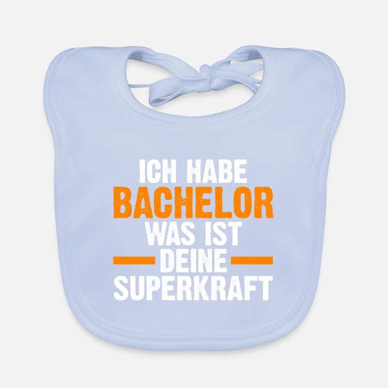 Bachelor Prüfung Bachelortitel Geschenk Baby Bio-Lätzchen
