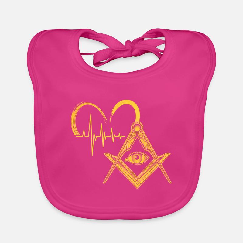 Masonic Freemasonry Fraternal Baby Bio-Lätzchen