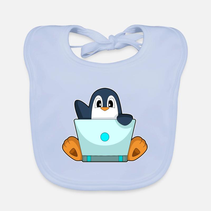 Ordinateur portable Penguin Bavoir bio Bébé