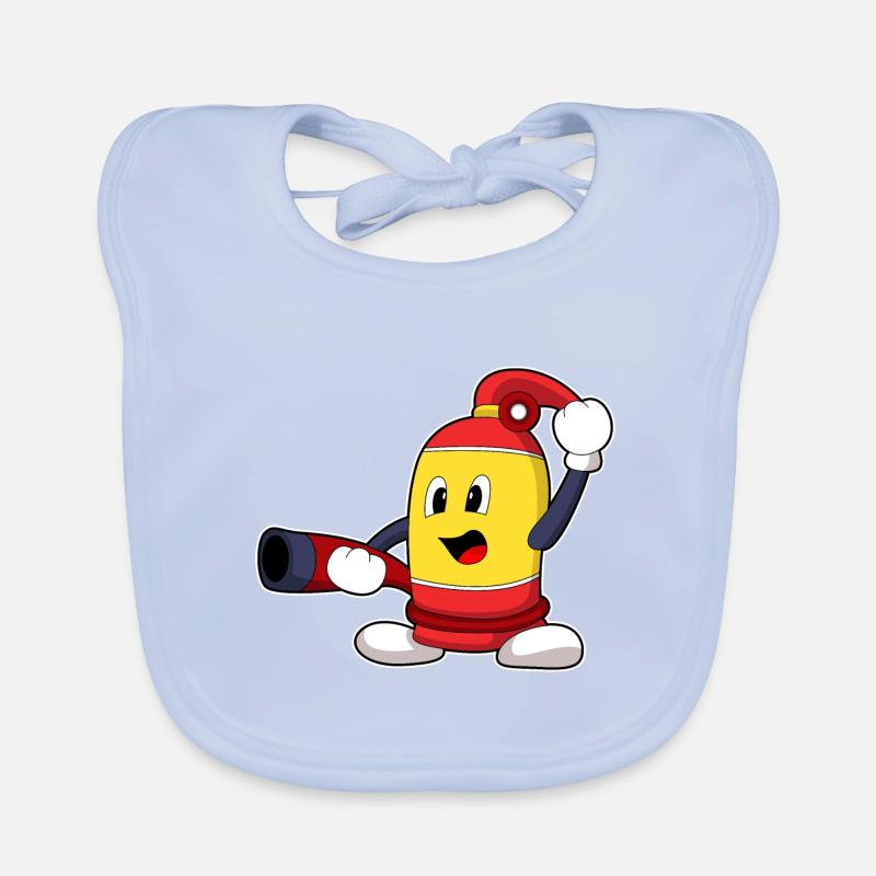 Fire extinguishers Firefighters Fire brigade Organic Baby Bibs