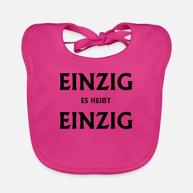 einzig einzigst sprache Lehrer Baby Bio-Lätzchen
