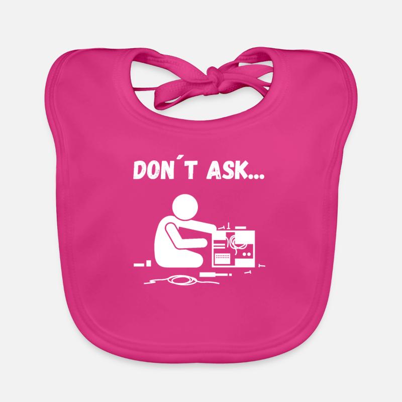 Computer Support - Baby Bio-Lätzchen - Fuchsia