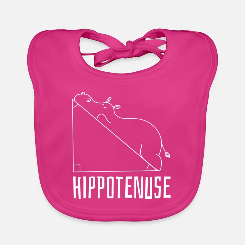 Hippotenuse Flusspferd Hypotenuse Baby Bio-Lätzchen