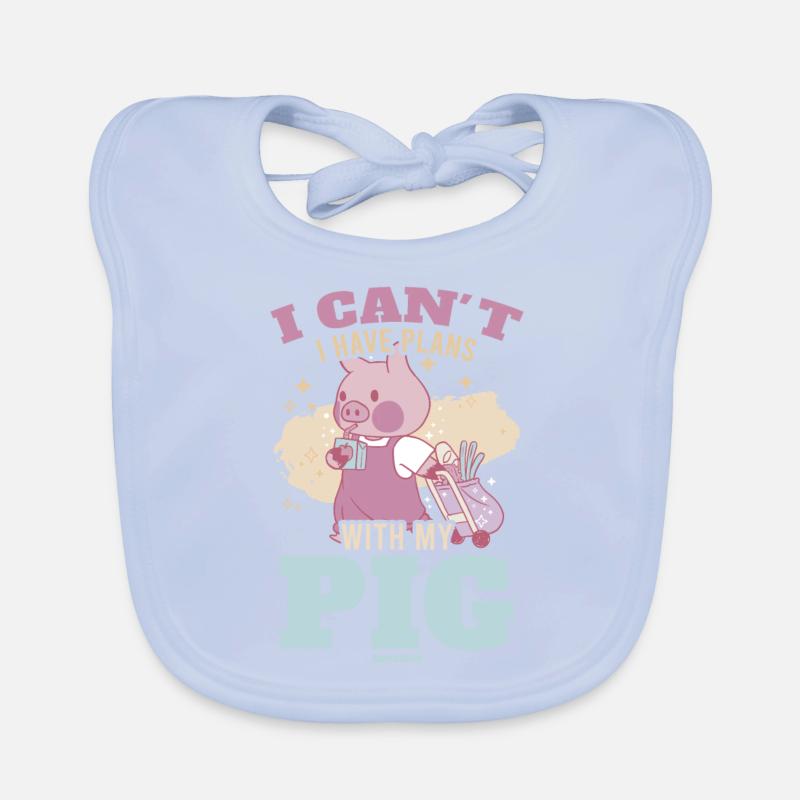 Cochon Bavoir bio Bébé