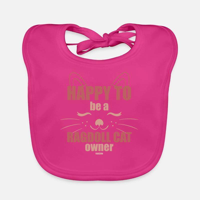 Ragdoll Cat Cat Lovers Chatons Chatons Bavoir bio Bébé