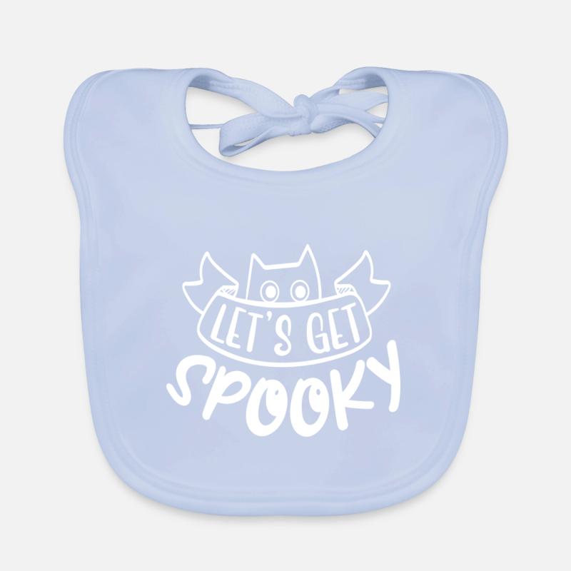 Let's get Spooky Organic Baby Bibs