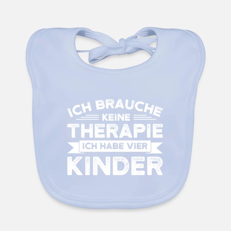 Papa 4 Kinder 4 Kinder Geschenk Baby Bio-Lätzchen