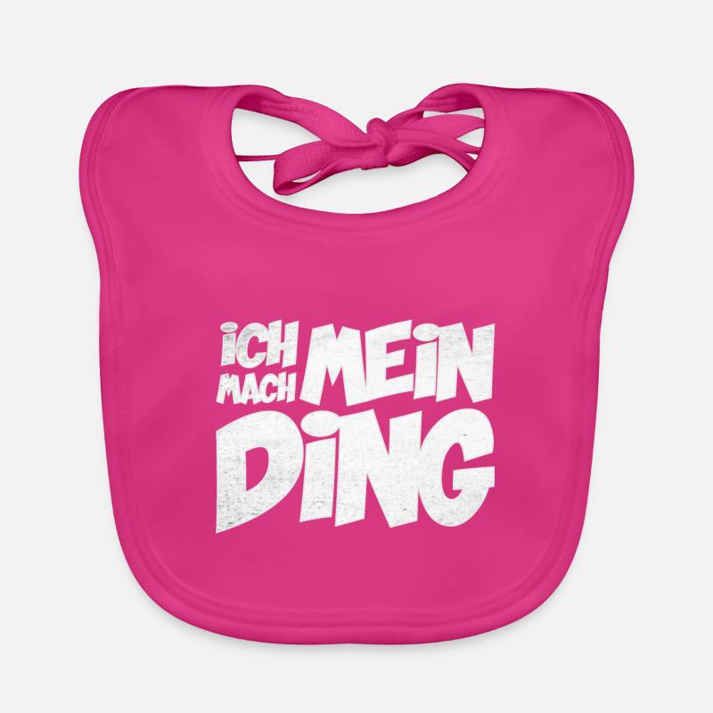 Ich mach mein Ding | Motivation Geschenkidee Baby Bio-Lätzchen