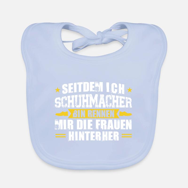 Pferde Beruf Schuster Geschenk Baby Bio-Lätzchen