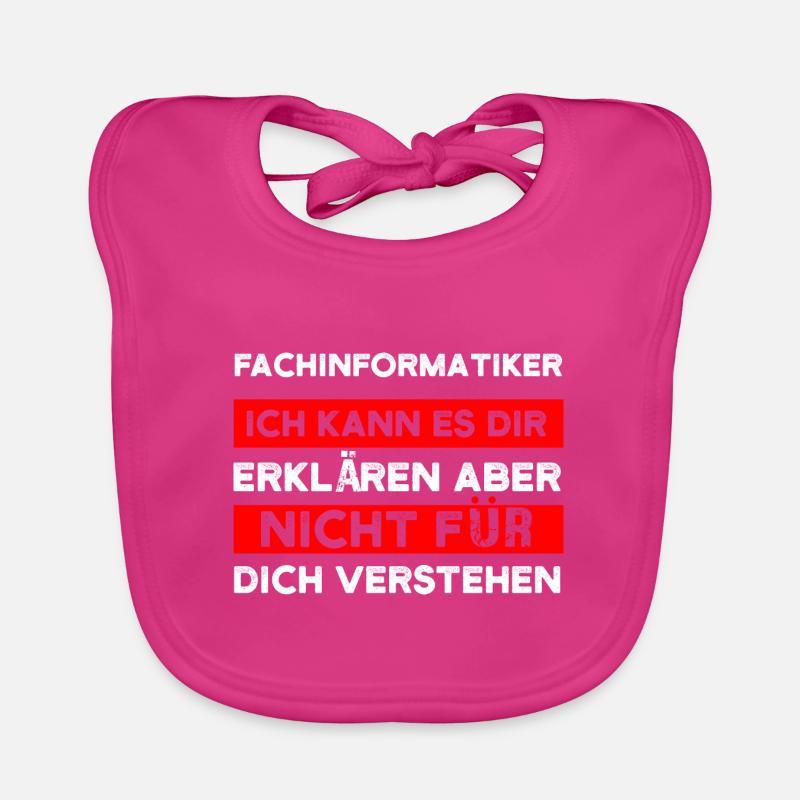 Fachinformatiker Beruf Programmierer Geschenk Baby Bio-Lätzchen