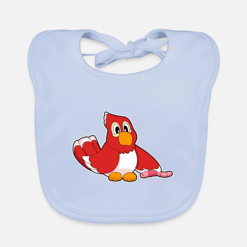 Parrot Worm Organic Baby Bibs