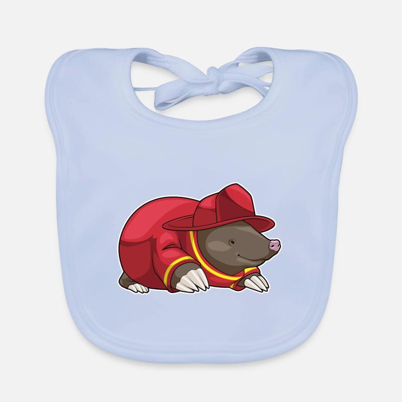 Pompiers de Mole Bavoir bio Bébé