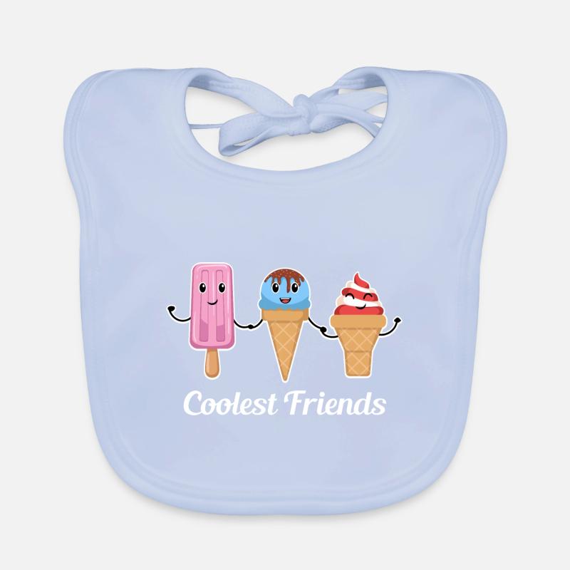 Eis Sommer Eis Cream Lustiges Kinder Eis Am Stiel Baby Bio-Lätzchen
