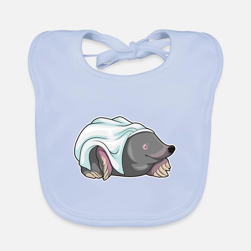 Maulwurf Braut Hochzeit Baby Bio-Lätzchen