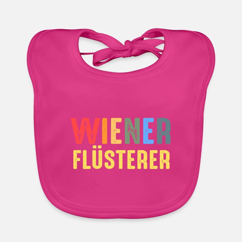 Schnitzel Wiener Schweineschnitzel Geschenk Baby Bio-Lätzchen