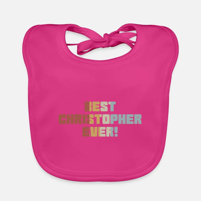 Vornamen Christopher namens Christopher Geschenk Baby Bio-Lätzchen