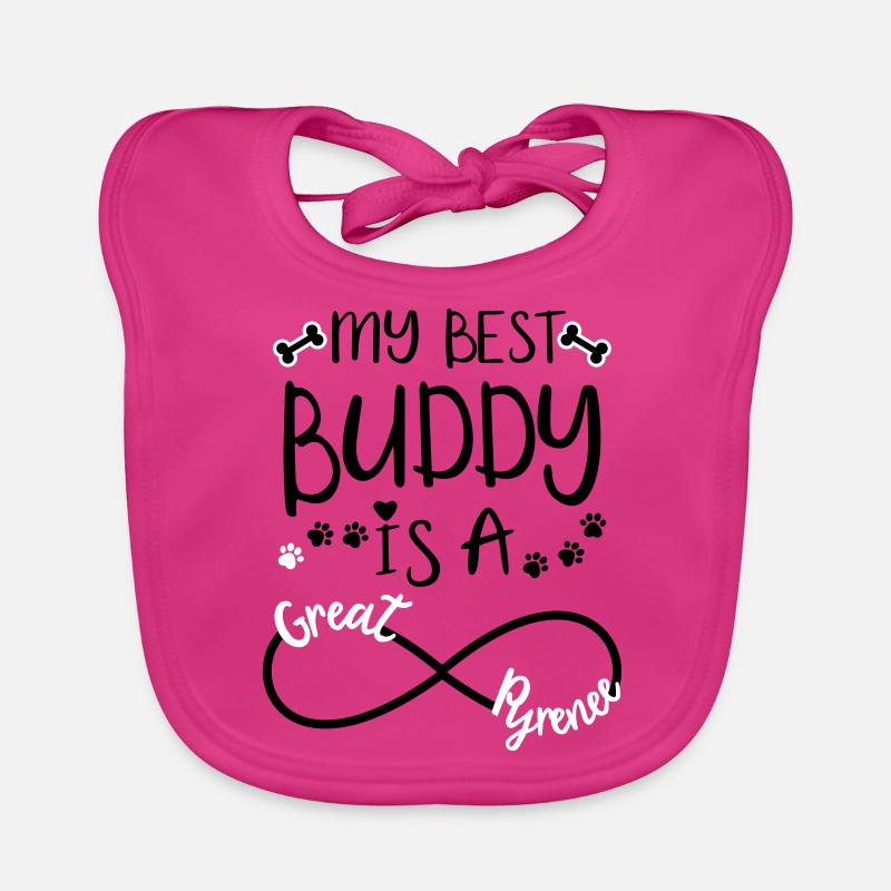 Hunde Spruch Pyrenäen Berghund Great Pyrenee Baby Bio-Lätzchen