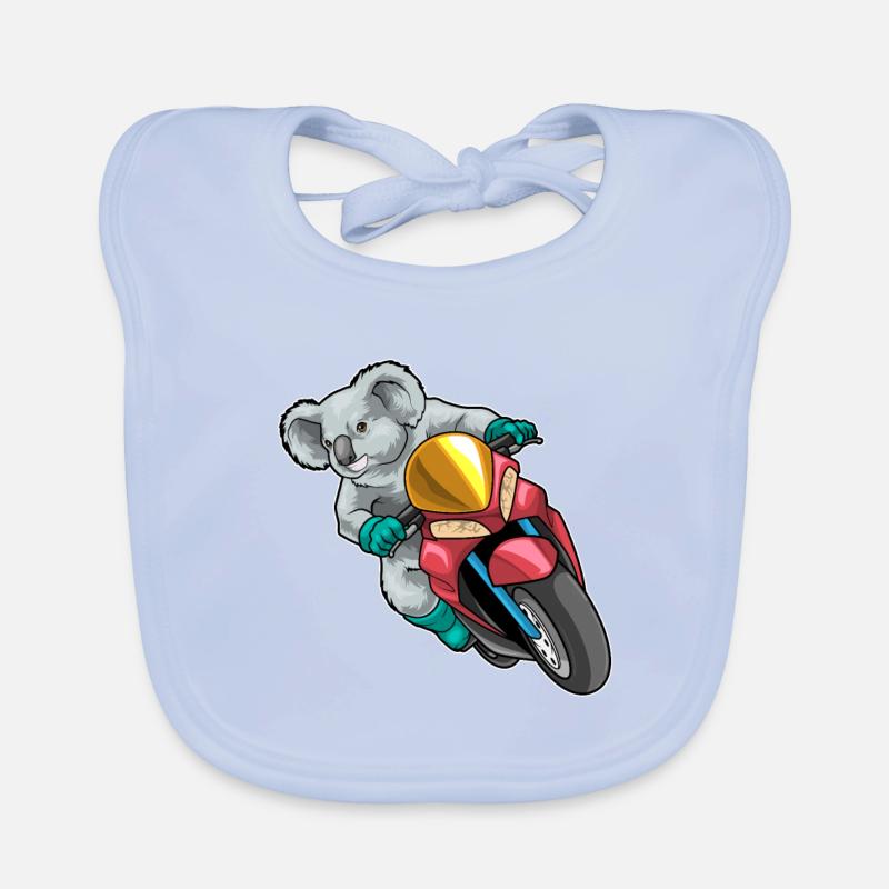 Koala Motorroller Baby Bio-Lätzchen