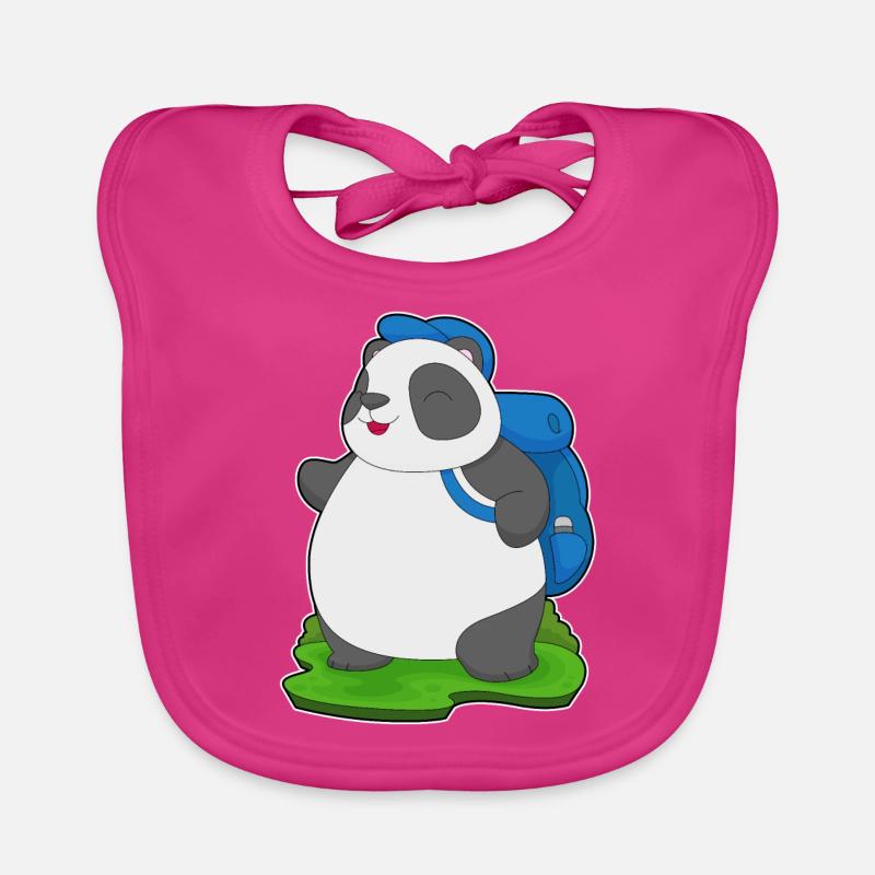 Panda Wanderer Backpack Organic Baby Bibs