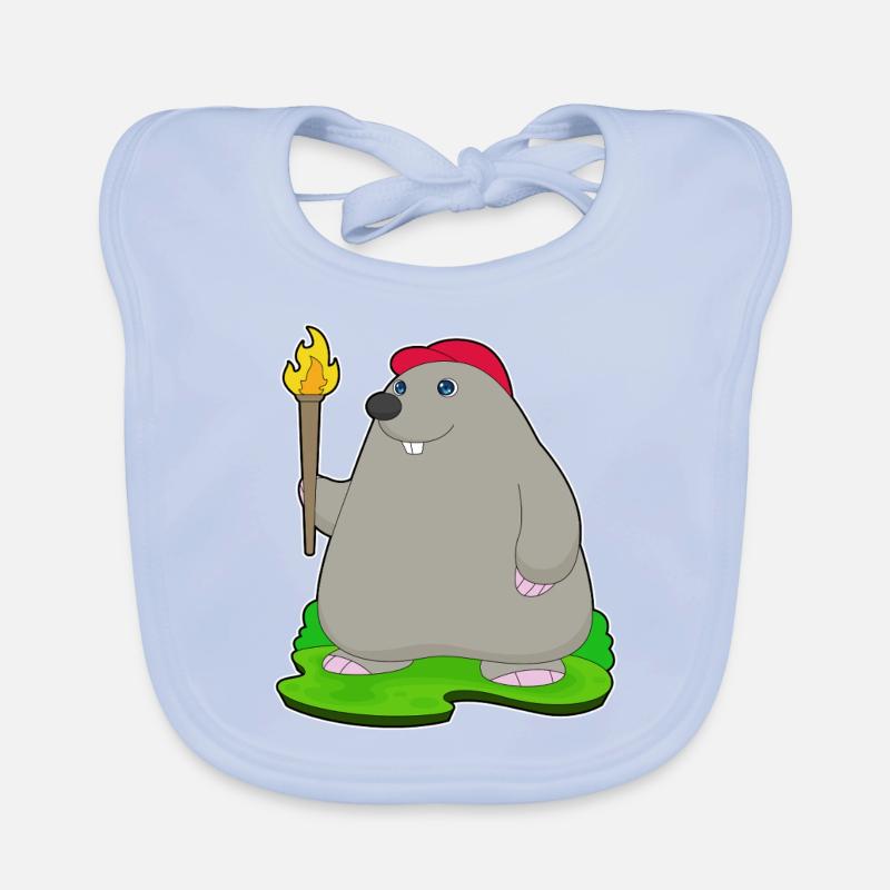 Mole Torch Organic Baby Bibs